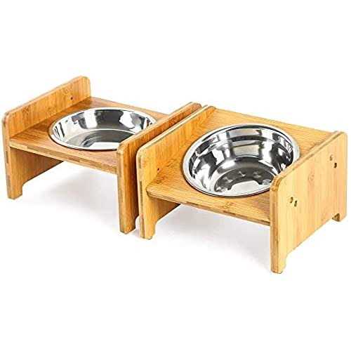 Set of 2 Raised Pet Bowls P734280