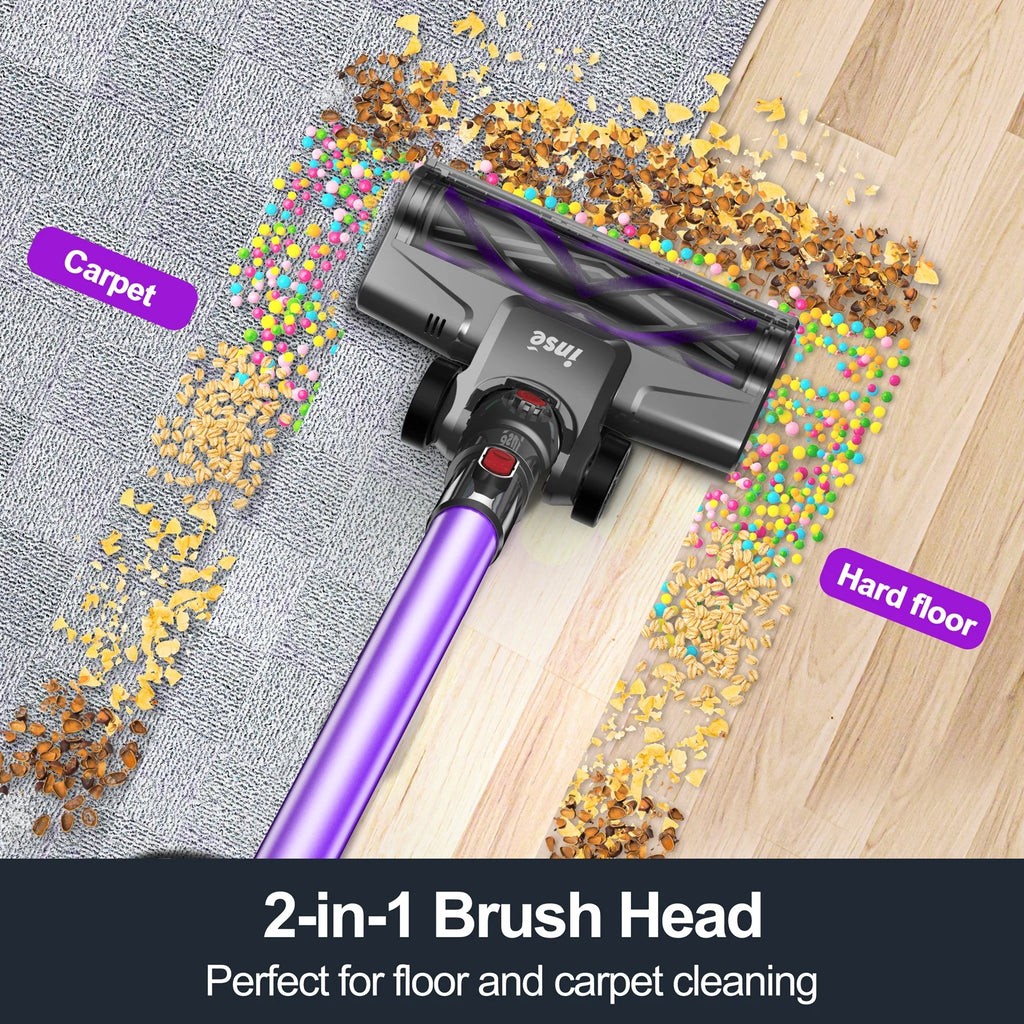 Cordless Vacuum Cleaner, 6 in 1 Stick Vacuum with 20kPa 160W Motor G767