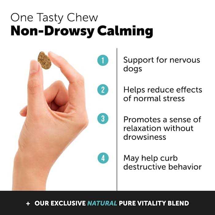 Hemp Calming Chicken Soft Chews for Dogs A4294