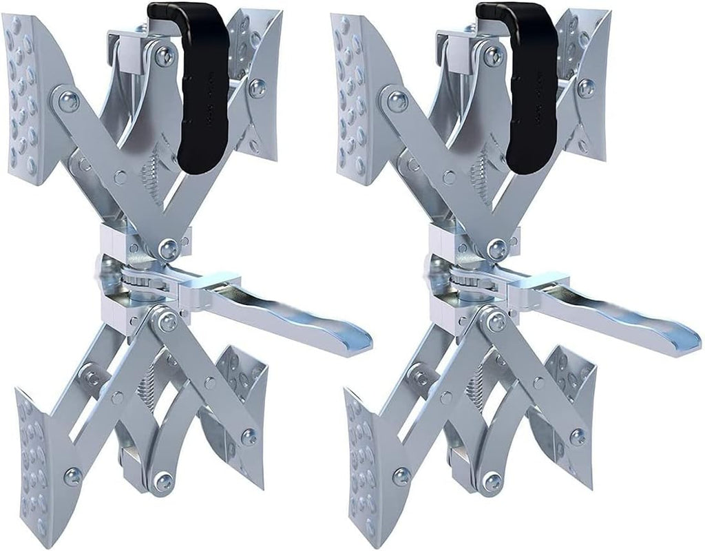 X-Shaped Wheel Chock Stabilizer with Integrated Wrench, 2 Sets Y290887