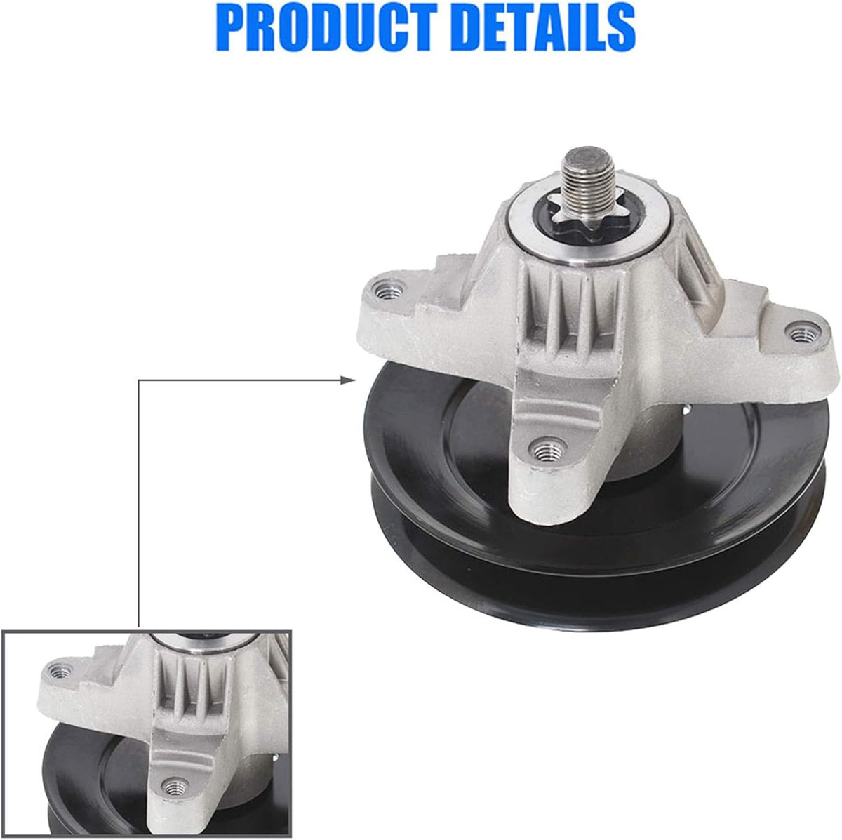 2 Pack Spindle Assembly with Pulley V2266