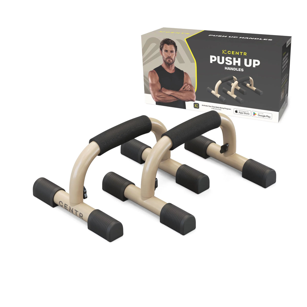 Sand Brown 2-Pack Push up Bars C513