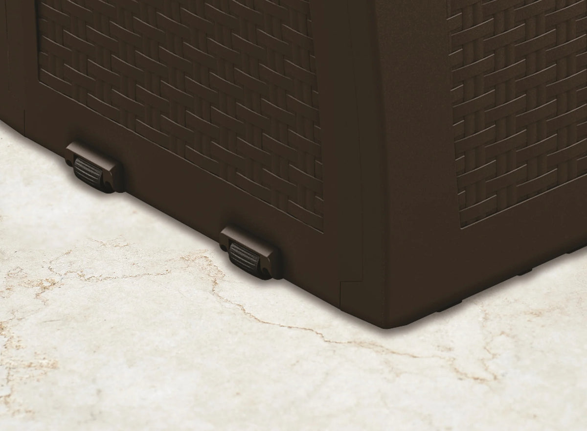 Brown Resin Outdoor Storage Deck Box Y7090