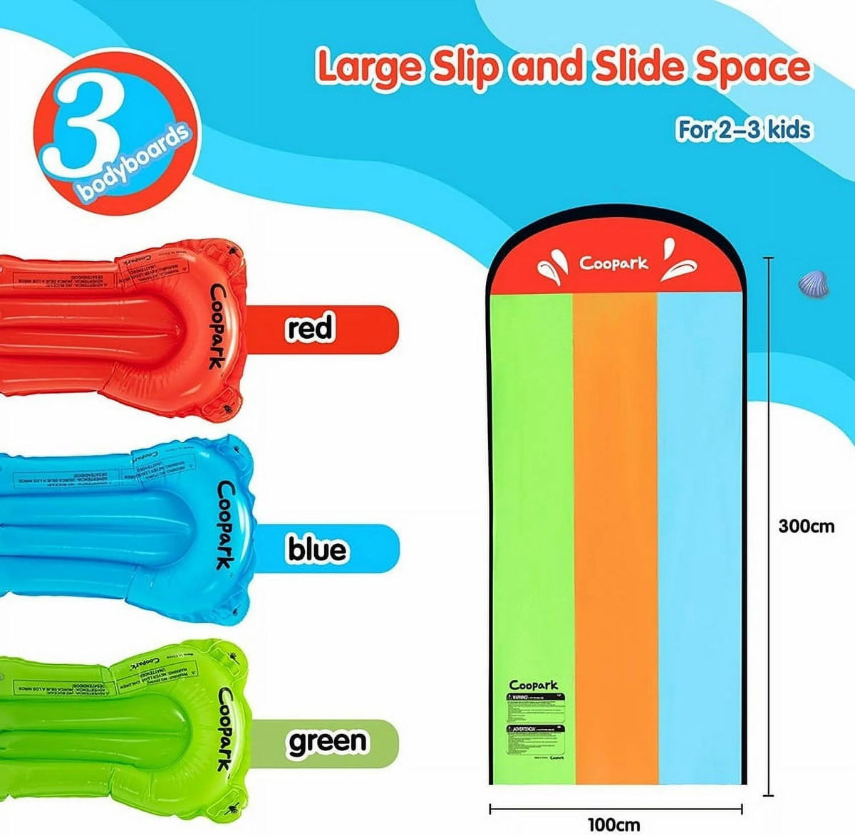 16' Inflatable Water Slide Q325