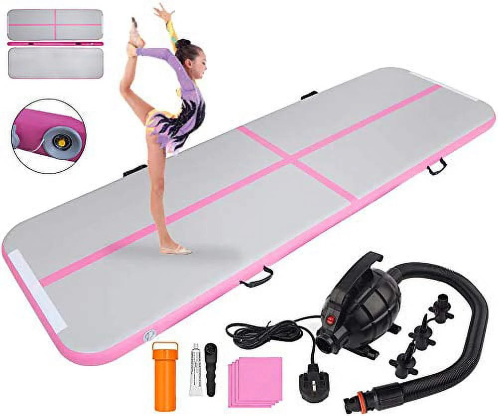 13ft Inflatable Gymnastics Tumbling Mat with Electric Air Pump I2279