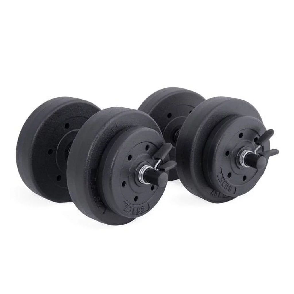 40lb Adjustable Vinyl Dumbbell Set L730