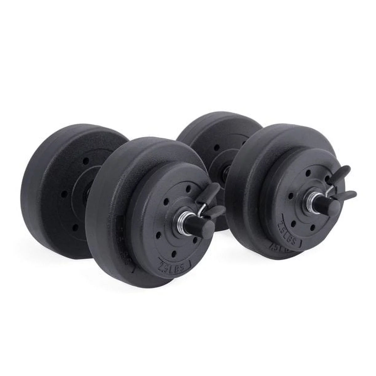 40lb Adjustable Vinyl Dumbbell Set L730