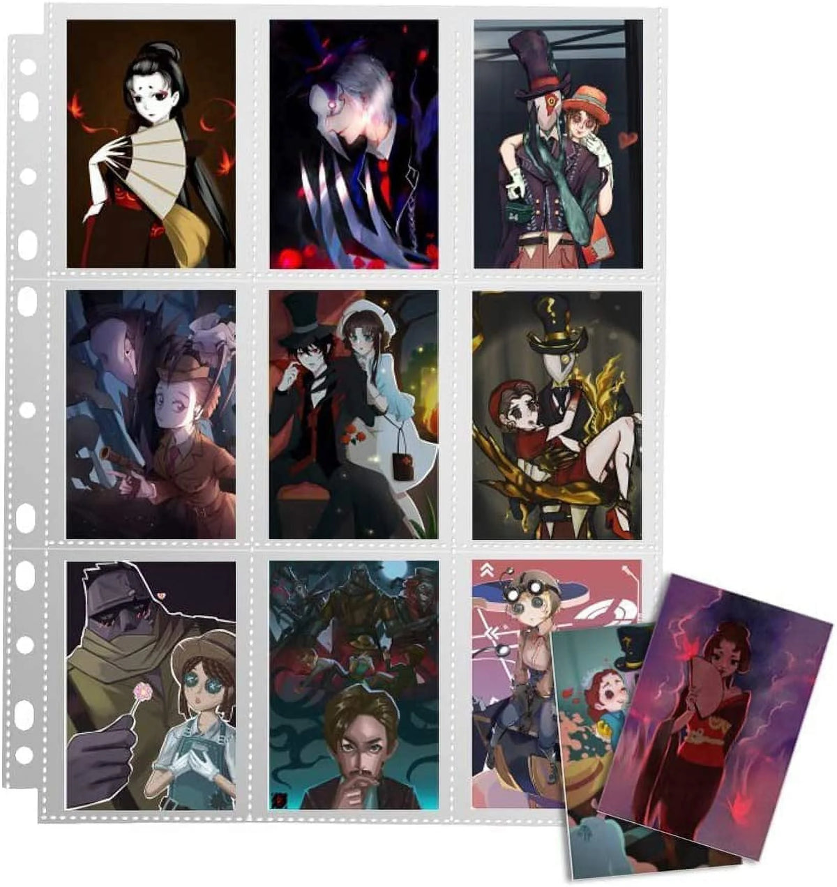 150 Pack Double Side 9-Pocket Trading Card Sleeve Pages J736