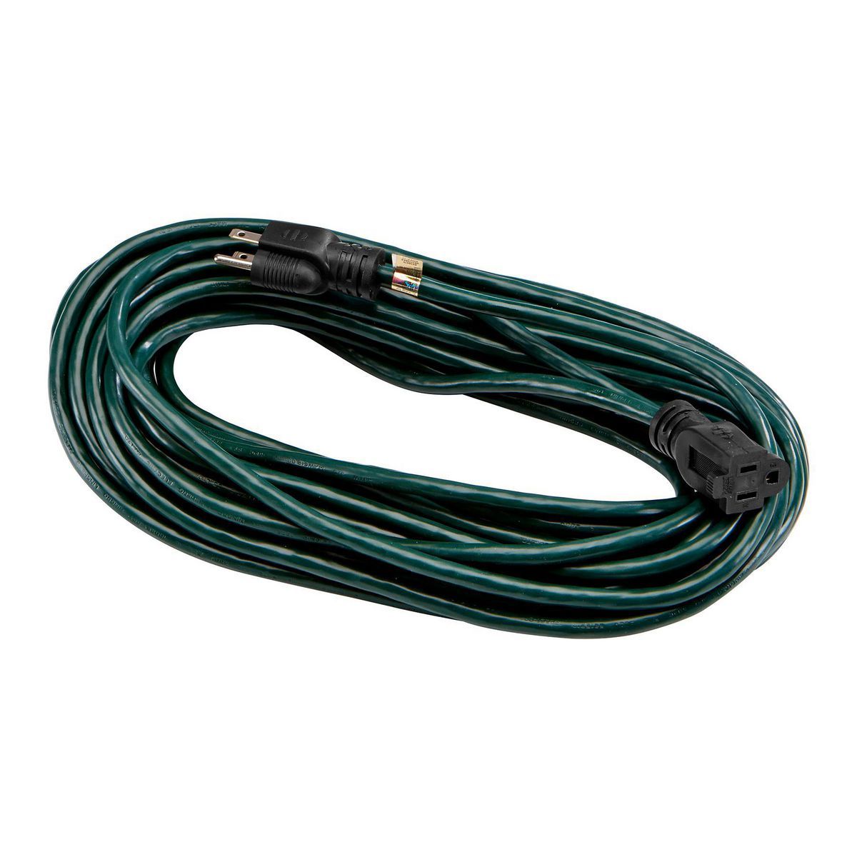 50 ft. 14/3 Gauge Outdoor Extension Cord, Green A743