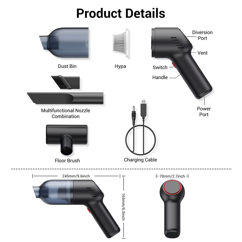 Handheld Cordless Wet Dry Vacuum K392