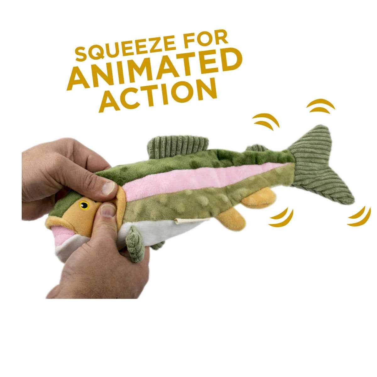 Animated Trout Dog Toy N438795