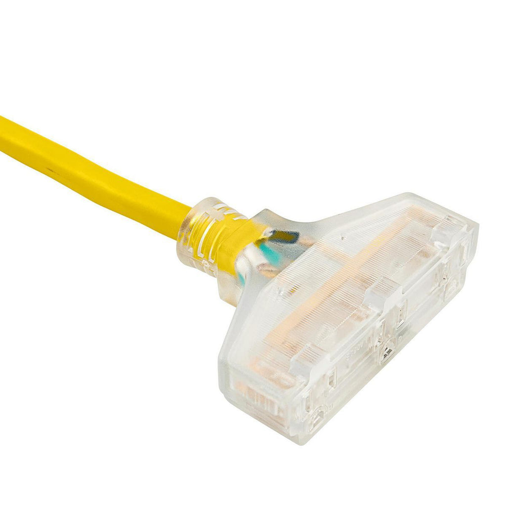 50 ft. 10/3 Gauge Triple-Tap Extension Cord A5902