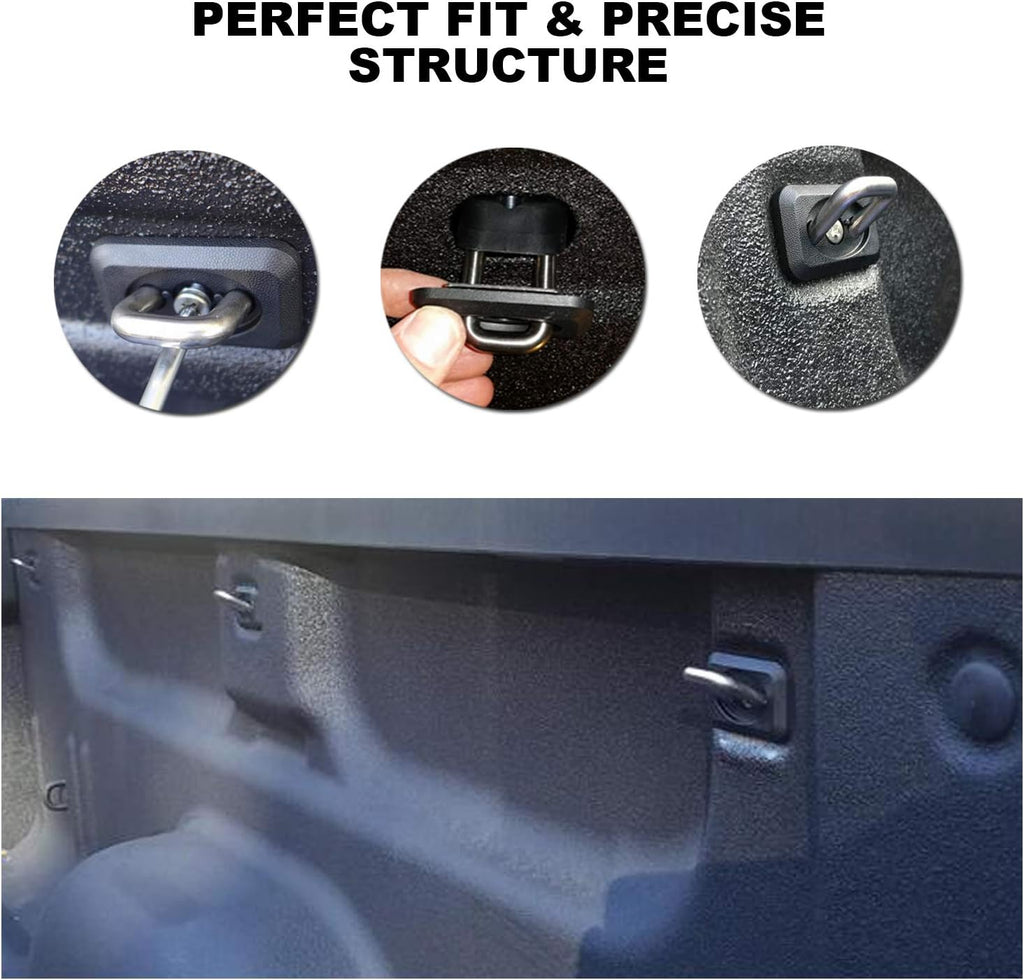 Pack Retractable Tie Down Anchors Truck Bed Side Wall Anchors H379186