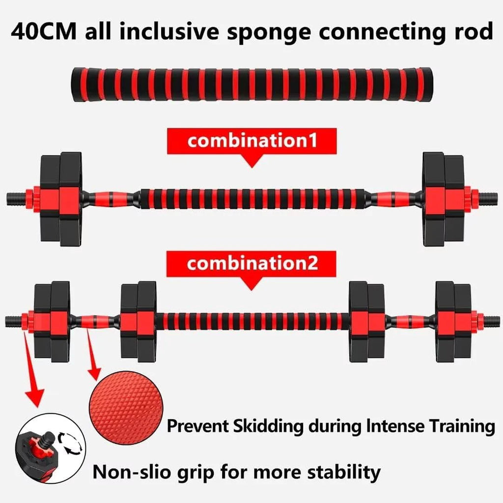 66LB Adjustable Dumbbells Set D8680