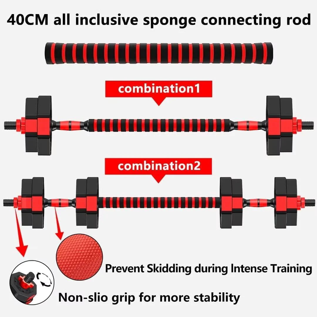 66LB Adjustable Dumbbells Set D8680