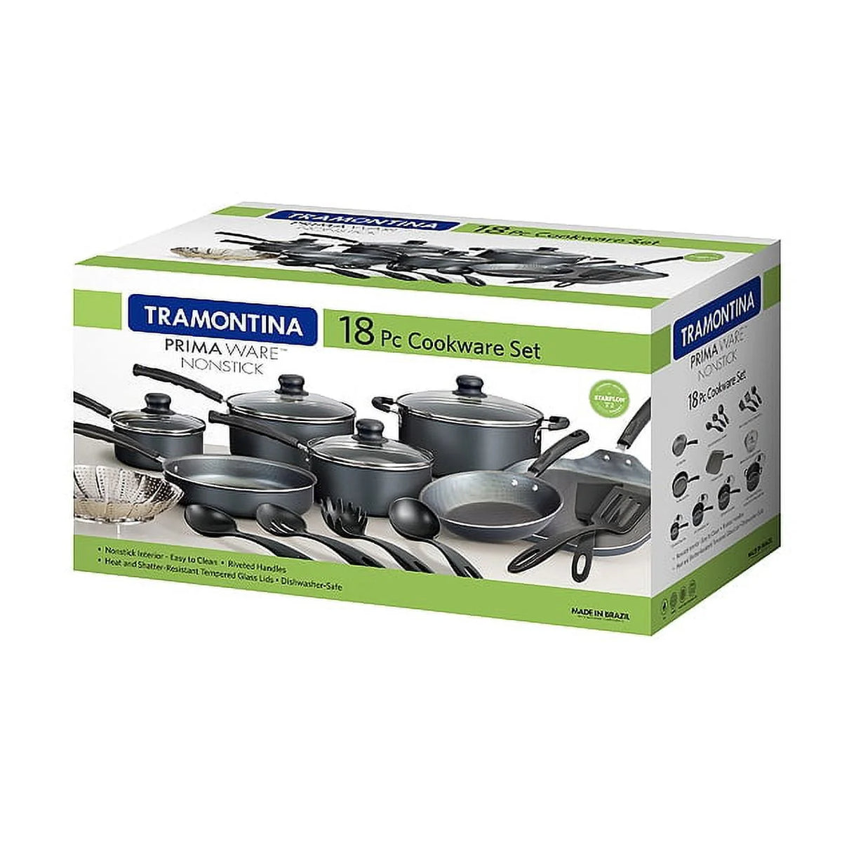 18 Piece Non-stick Cookware Set S291