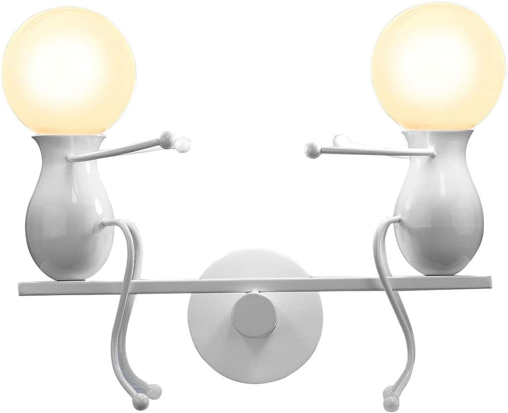 Cartoon Double Wall Sconce White H151668