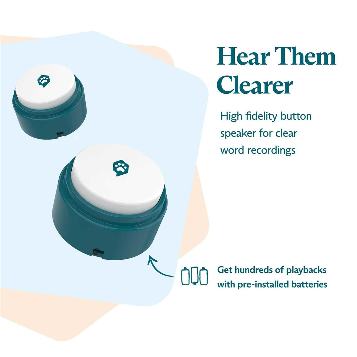 6 Pack Talking Buttons J895