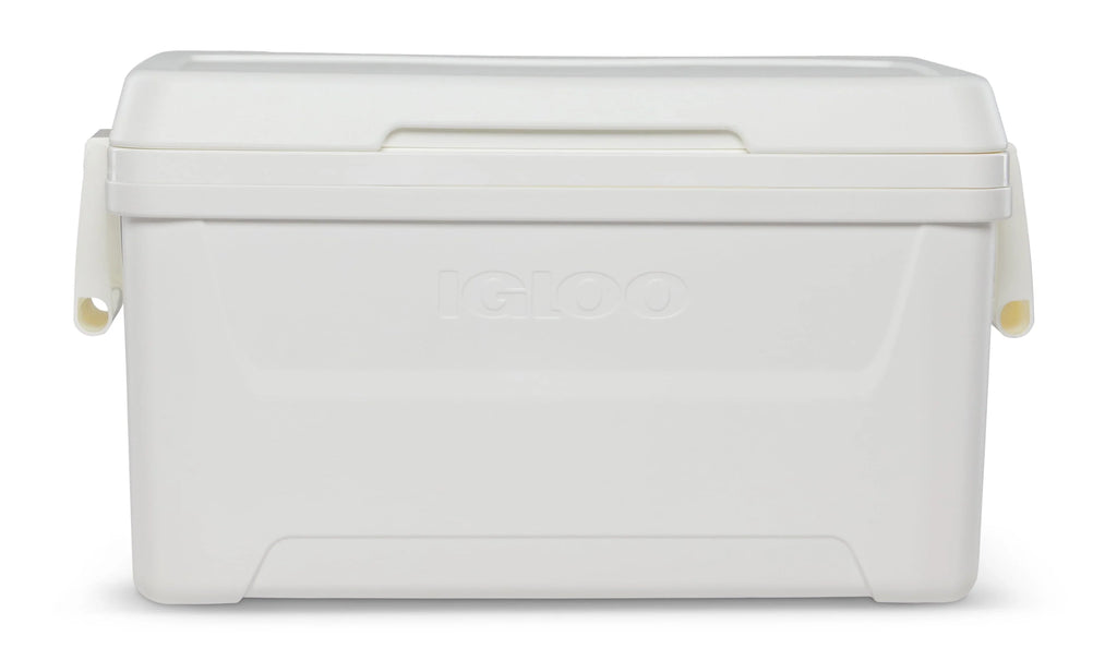 48 QT White Hard Sided Ice Chest Cooler Z2803