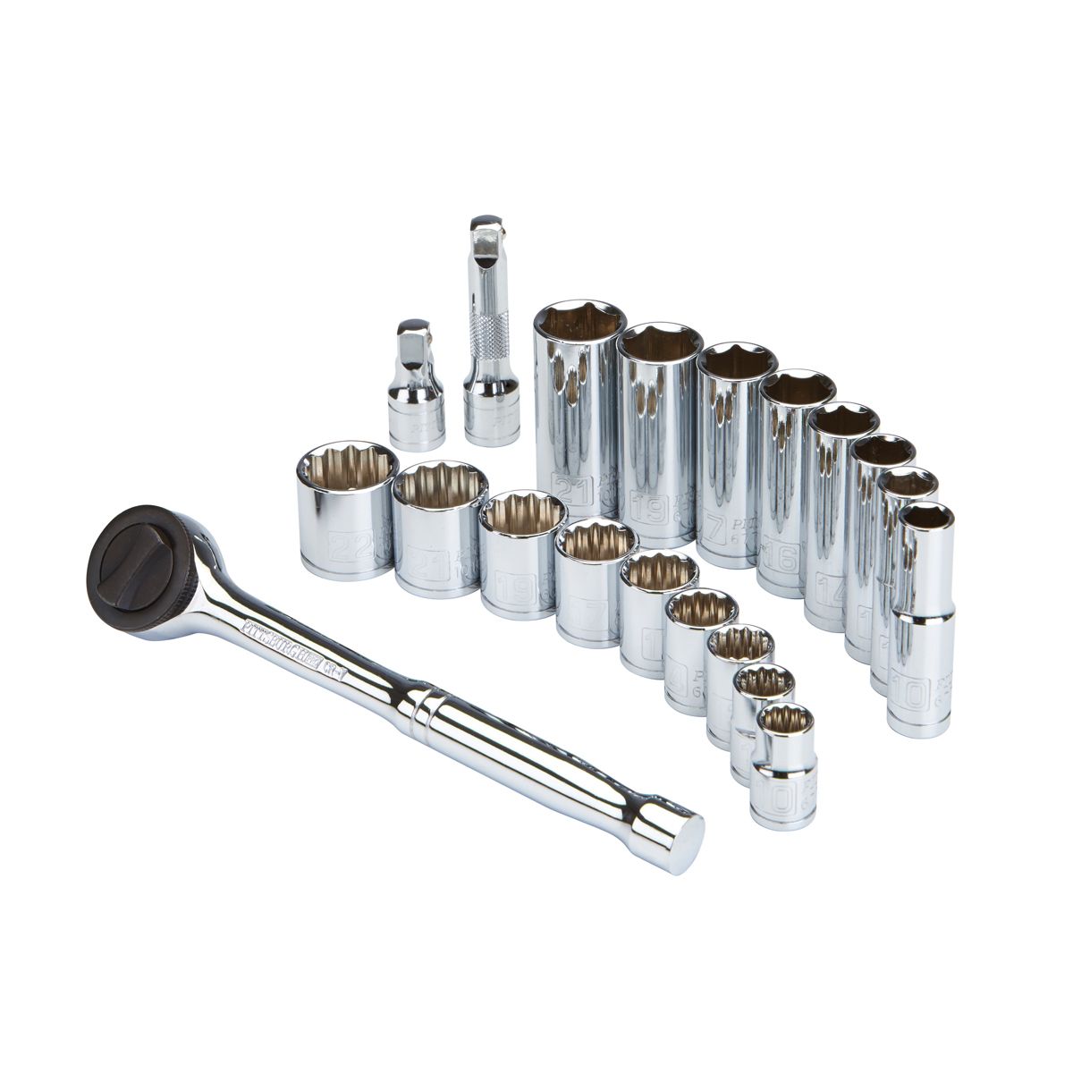 3/8 in. Drive Metric Socket Set, 20-Piece N203106