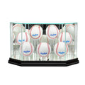 7 Baseball Display Case Octagon with Black Wood Y425
