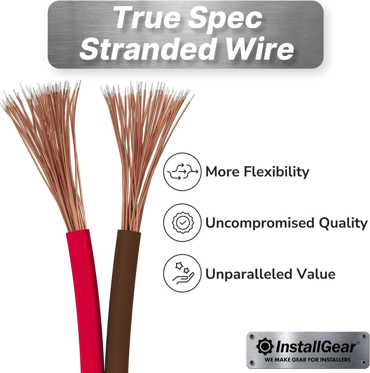 16 Gauge AWG 100ft Speaker Wire Cable Red/Black Pack of 2 I5888