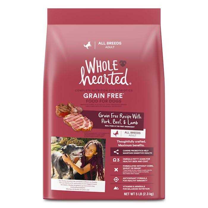 Grain Free Pork Beef & Lamb Recipe Dry Dog Food J5740