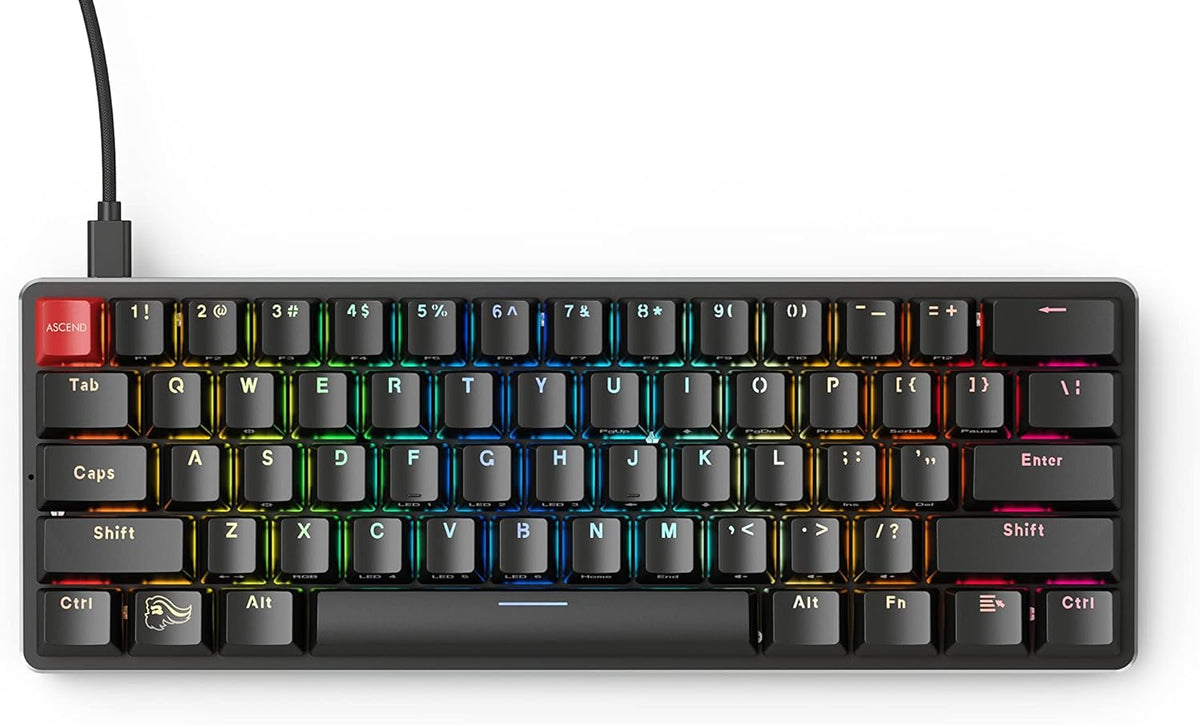 TENKEYLESS 87 Key RGB LED Backlit Mechanical Gaming Keyboard G781085