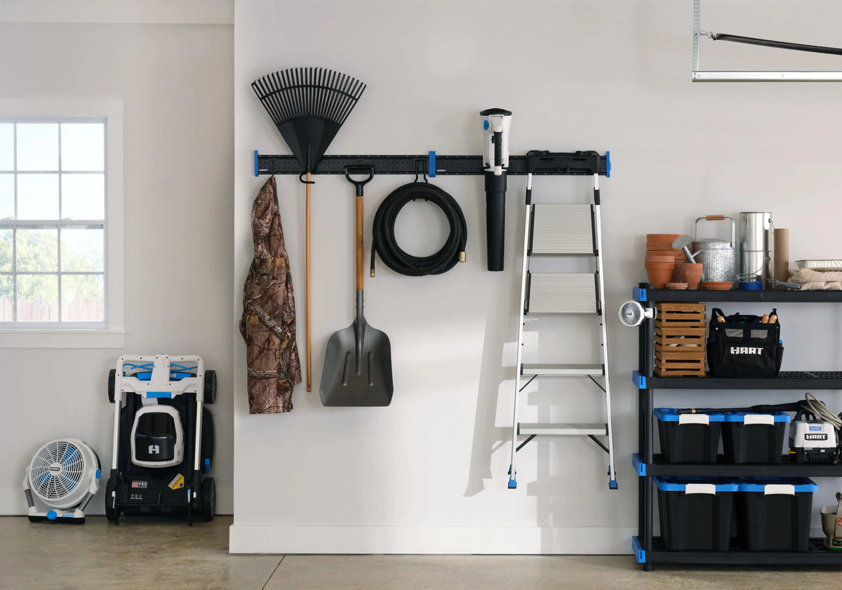 12-Piece Garage Storage Rail Starter Kit S3077