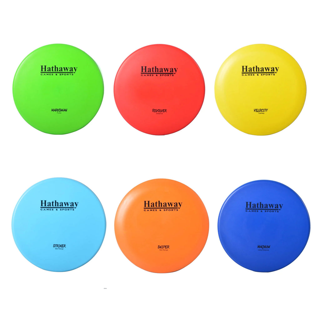 Disc Golf Starter Set with 6 Discs and Case V657