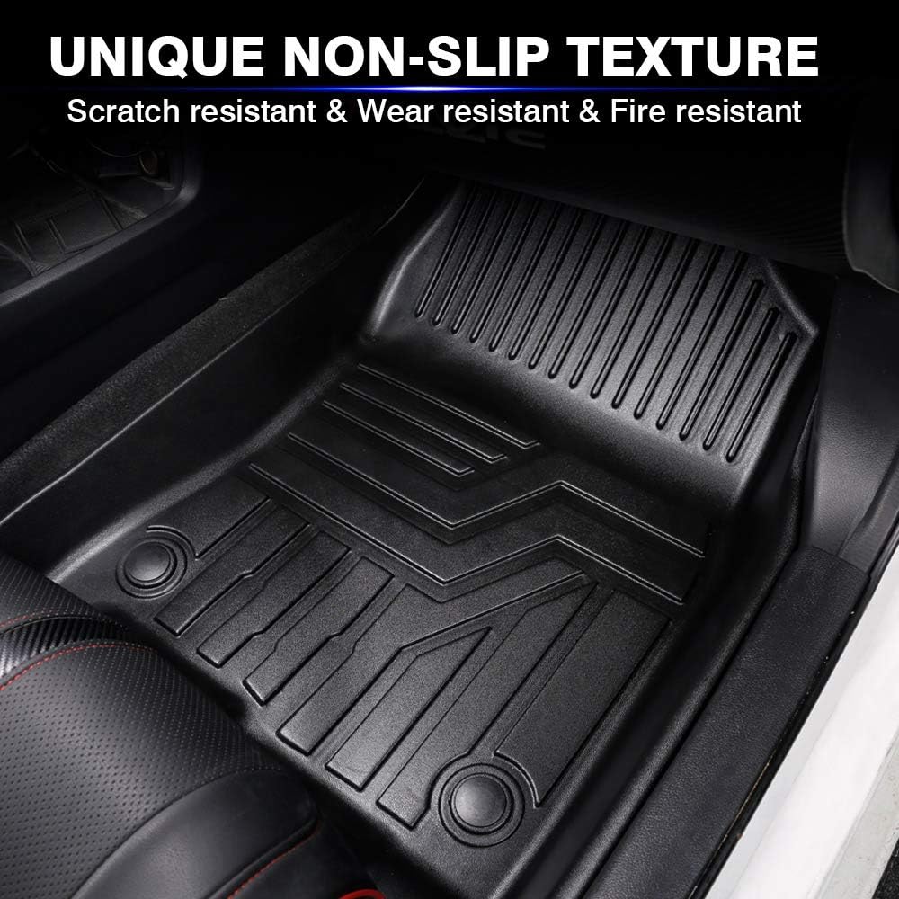 Black 2 Row Carpet Floor Liner Set G649