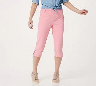 Light Coral Capri with Rhinestones C98509