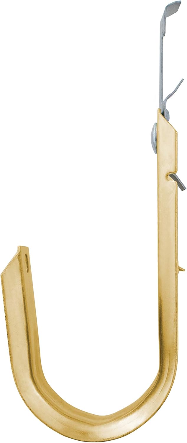 Heavy Duty Metal Cable & Wire Support J-Hook Hangers with Bat Wing Clip R28793