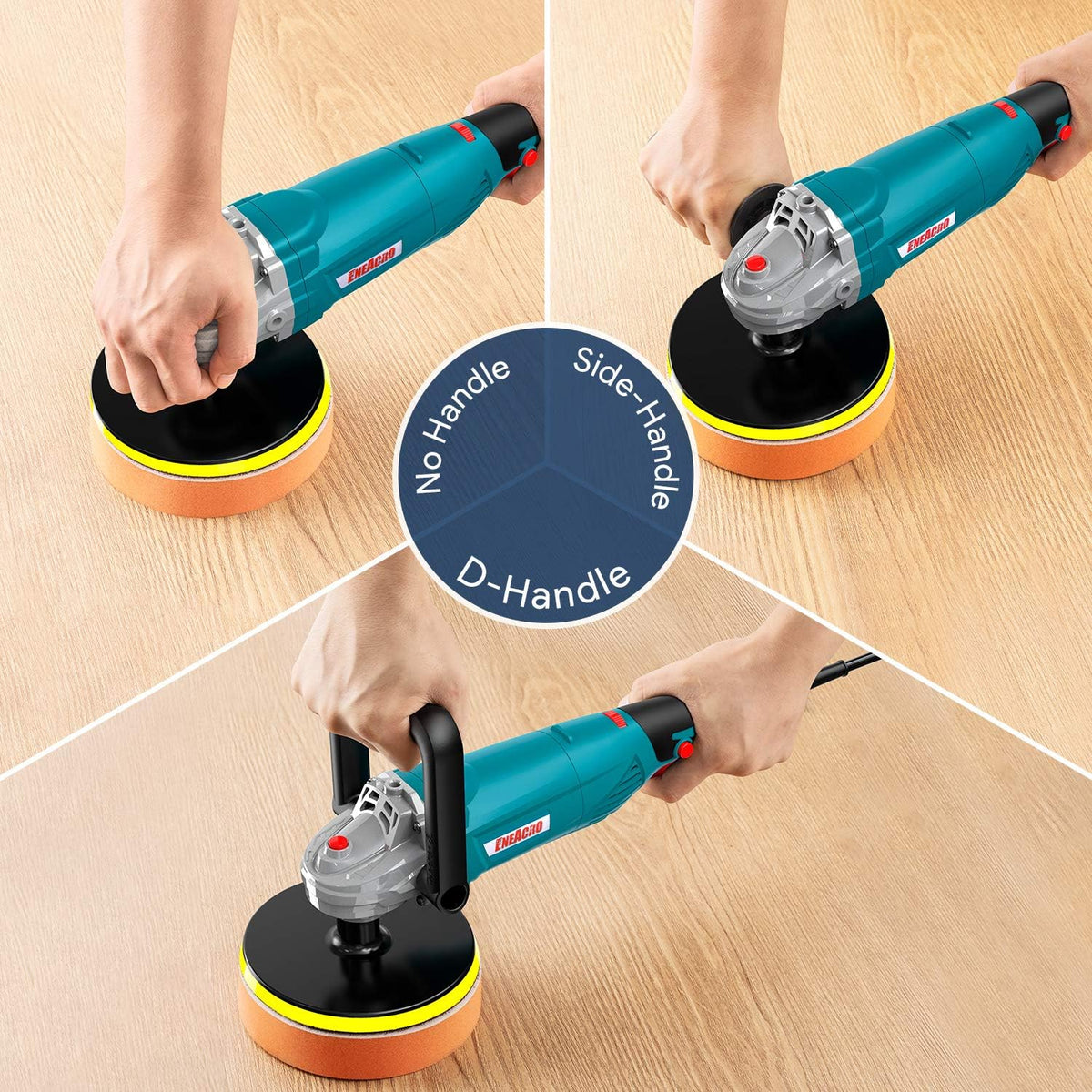 1200W Variable Speed Rotary Car Polisher J902