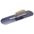 Blue Steel Pool Trowel with Wood Handle, 20 x 4x22 R600