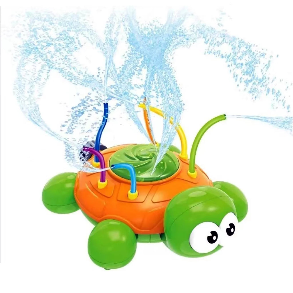 Sprinkler Toy for Kids Water Splash Play Spinning Spray Turtle Outdoor Toy C661