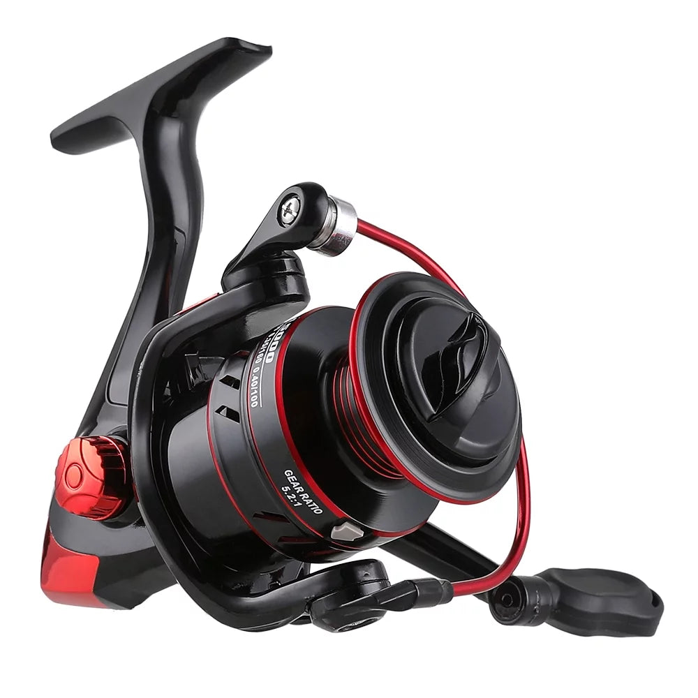 Lightweight 5.2:1 Gear Ratio Spinning Fishing Reel I30007