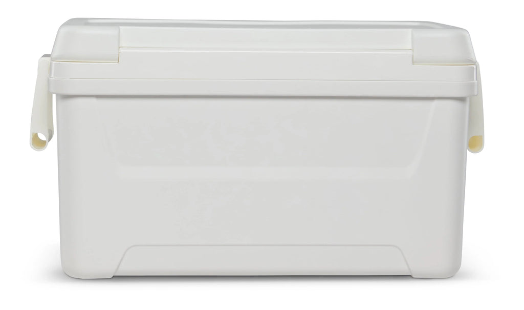 48 QT White Hard Sided Ice Chest Cooler Z2803