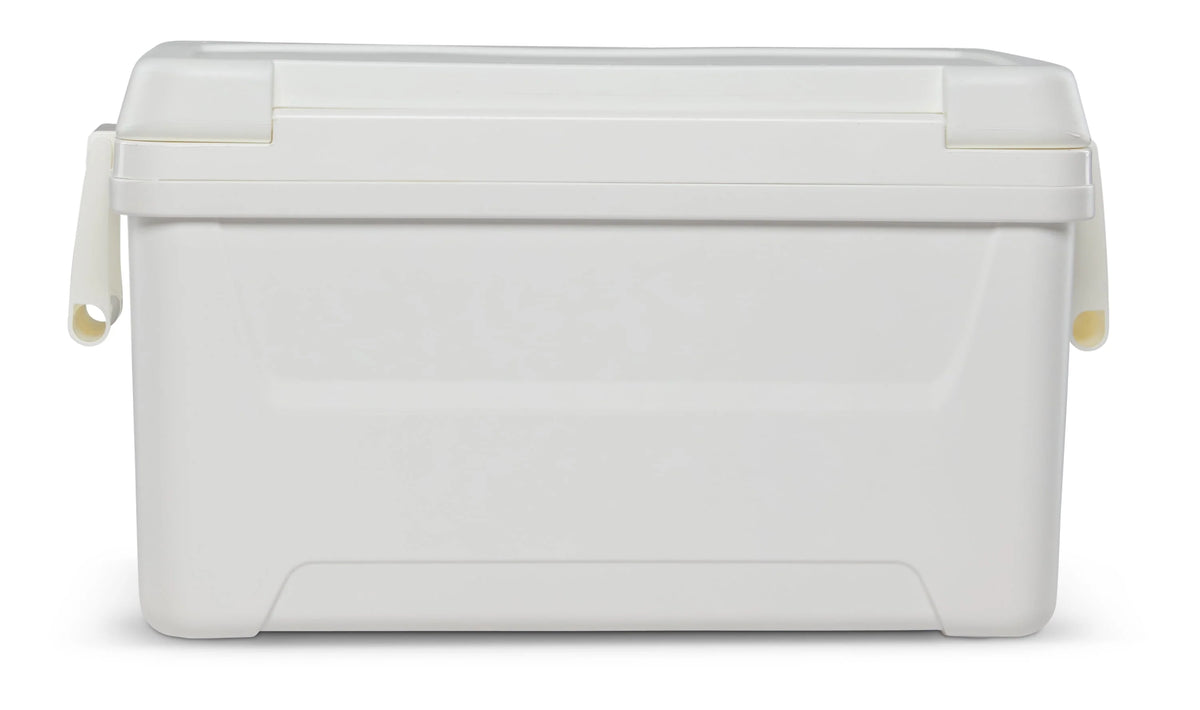 48 QT White Hard Sided Ice Chest Cooler Z2803