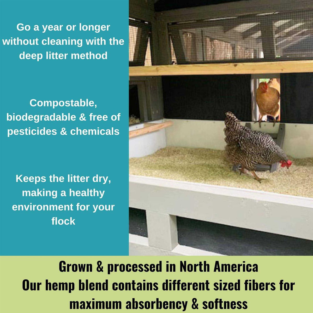 Hemp Poultry Bedding R92476