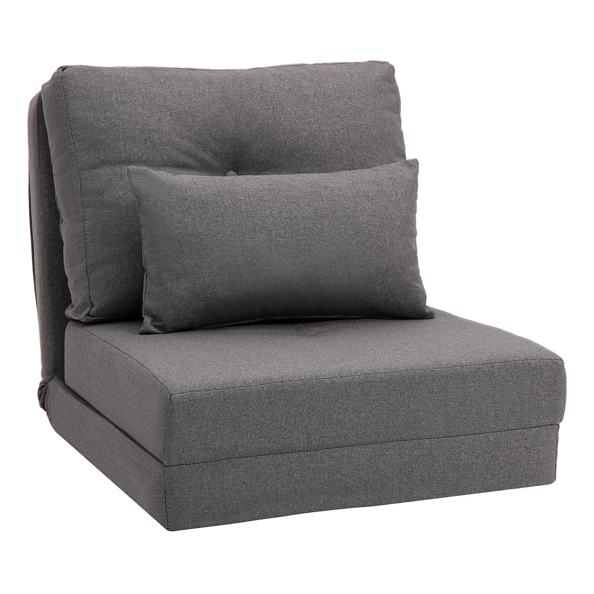 Light Gray 2-in-1 Floor Sofa Bed M2645