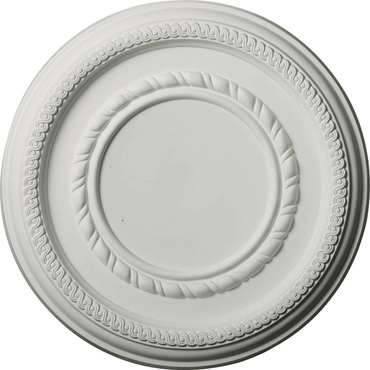 12 5/8x22OD x 1 1/8x22P Hand-Painted Ceiling Medallion U39529