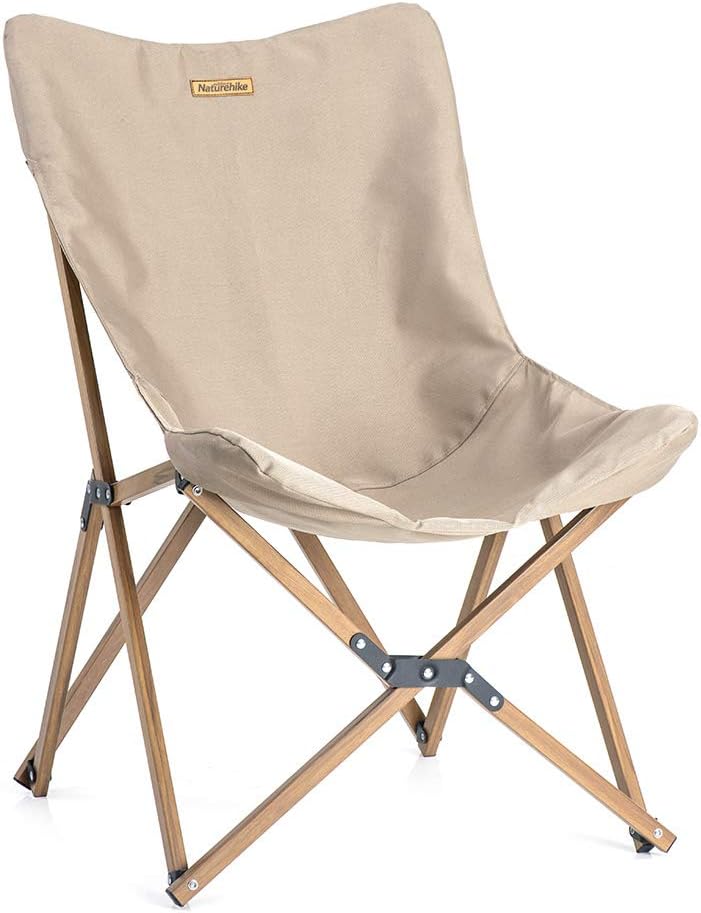 Camping Aluminum Folding Moon Chair (Khaki) A335778