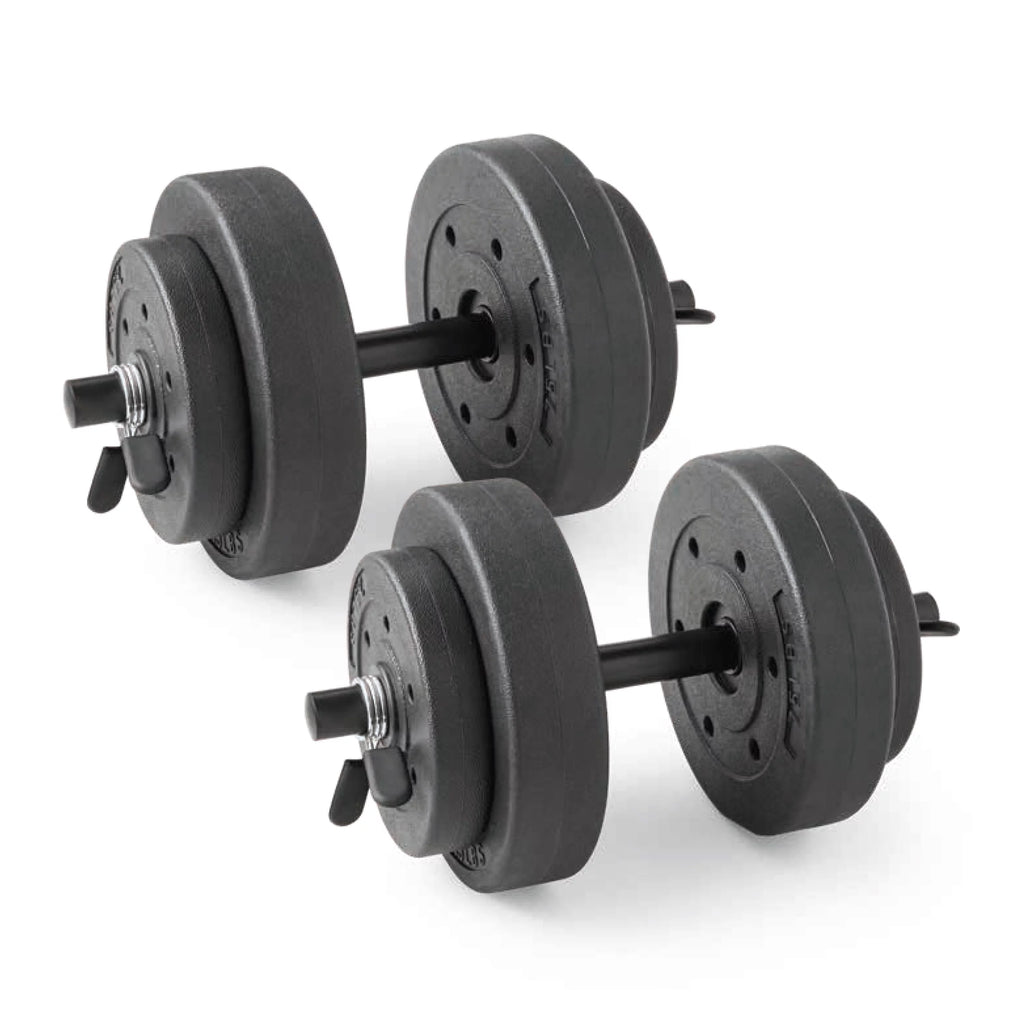 40lb Adjustable Vinyl Dumbbell Set L730