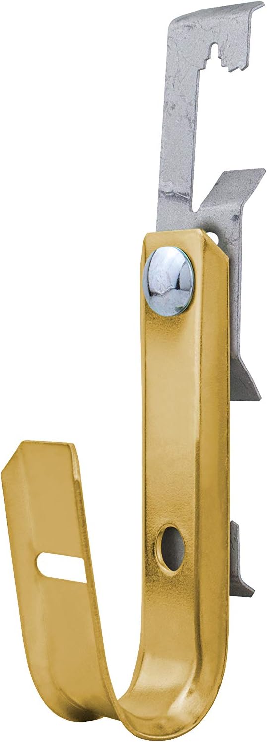 Heavy Duty Metal Cable & Wire Support J-Hook Hangers with Bat Wing Clip R28793