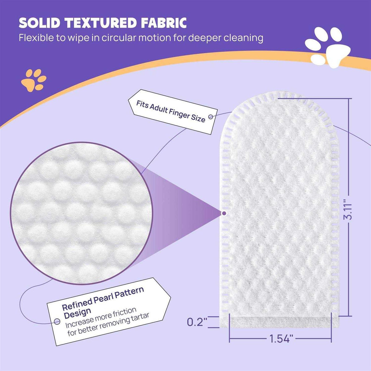 Teeth Cleaning Wipes for Dogs & Cats I182564