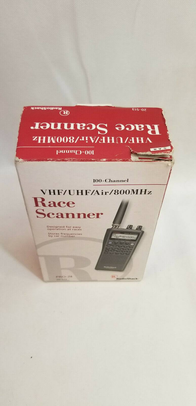 100 Channel VHF/UHF/Air/800 MHz Scanner E6314