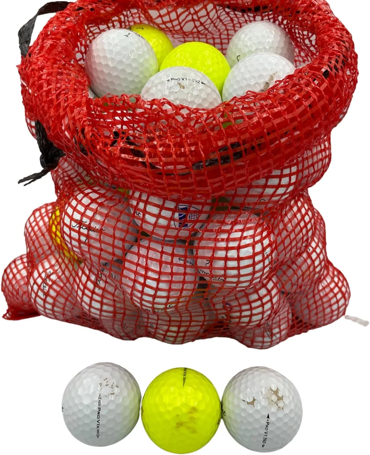 Recycled Golf Balls in Mesh Bag Y740240