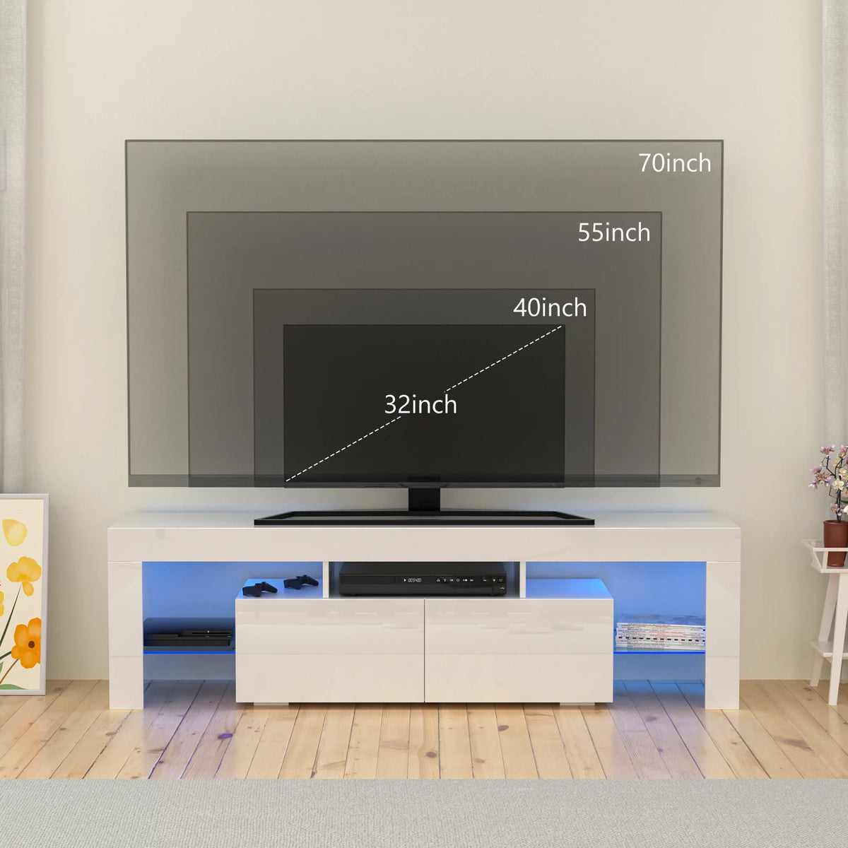 Black TV Stand G688