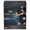 Men's Maximum Absorbency Briefs Black S/M 56 Count O311